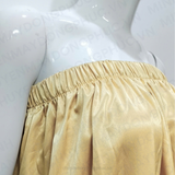  VÁY QUÂY SPA DÀNH CHO KHÁCH MÀU VÀNG NHẠT MAY SẴN 029 