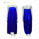  VÁY QUÂY SPA DÀNH CHO KHÁCH MÀU XANH COBAN MAY SẴN 028 