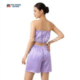  Bộ Quần Áo Quây Spa Cho Khách Màu Tím Đậm 