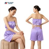  Bộ Quần Áo Quây Spa Cho Khách Màu Tím Đậm 