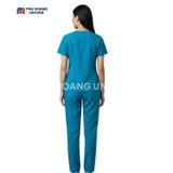  Bộ Spa Cổ Tim Màu Xanh Đậm 