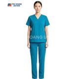  Bộ Spa Cổ Tim Màu Xanh Đậm 