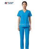  Bộ Spa Cổ Tim Màu Xanh Sáng 