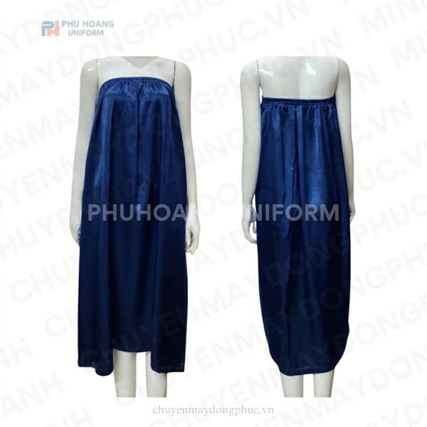 VÁY QUÂY SPA XANH ĐEN