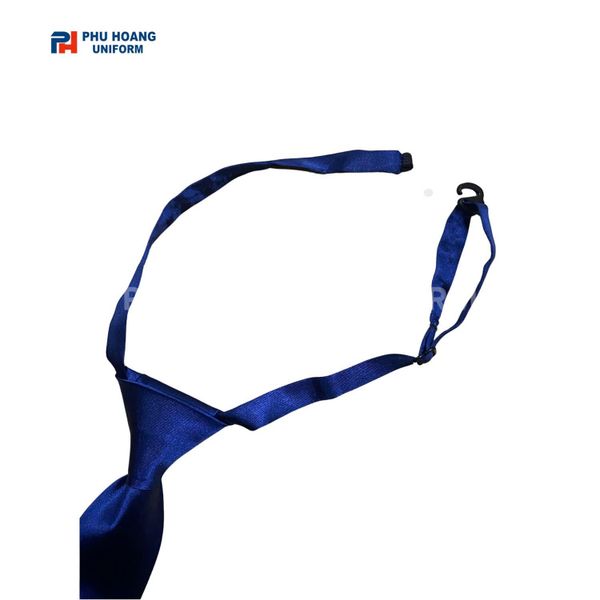 Cà Vạt Thắt Sẵn Màu Xanh