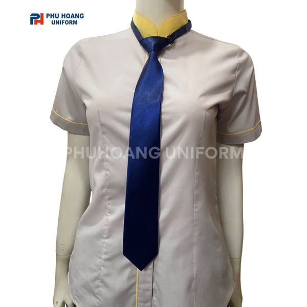 Cà Vạt Thắt Sẵn Màu Xanh