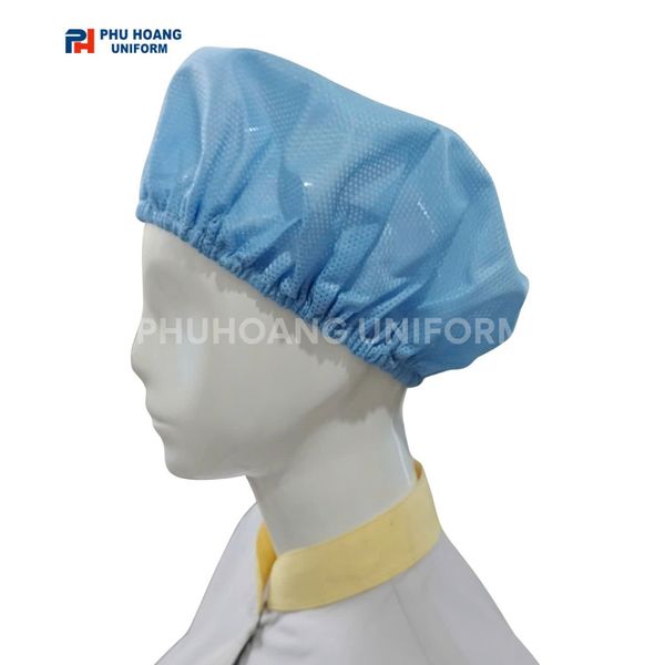 Nón Vải Lưới Trùm Tóc Màu Xanh