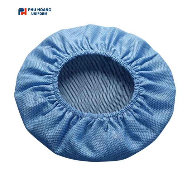 Nón Vải Lưới Trùm Tóc Màu Xanh