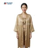  ÁO CHOÀNG SPA PHI LỤA VÀNG ĐỒNG 