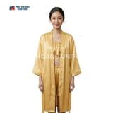  ÁO CHOÀNG SPA PHI LỤA VÀNG KIM 