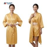  ÁO CHOÀNG SPA PHI LỤA VÀNG KIM 