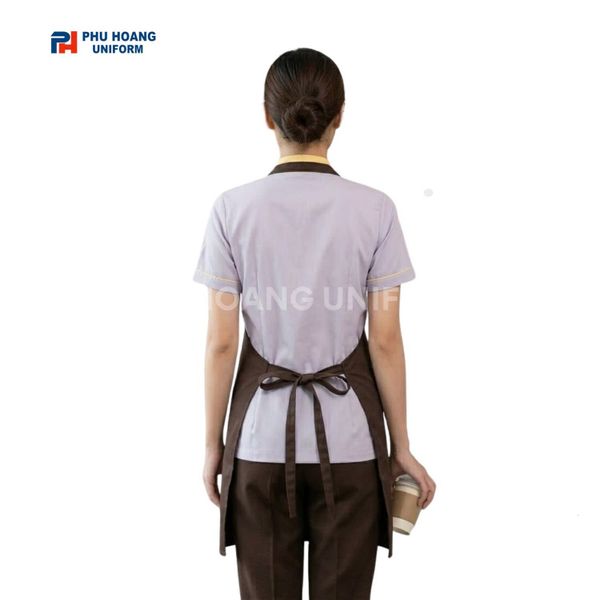 Tạp Dề Màu Nâu Không Tăng Đưa