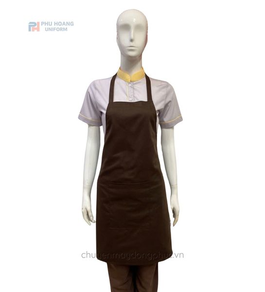 Tạp Dề Màu Nâu Không Tăng Đưa