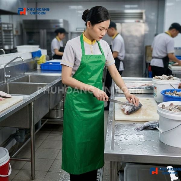 TẠP DỀ NILON XANH LÁ