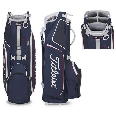 TB25SX6A-416 Túi gậy Titleist HYBRID 5 ASIA NAVY/WHITE/RED