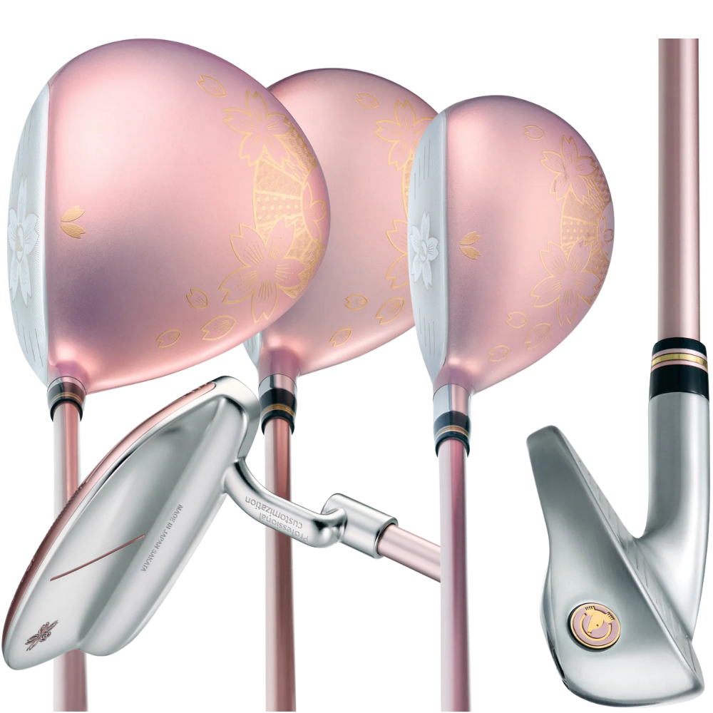Bộ Fullset Honma Sakura Dance ver2 Flex L (Gồm: Dri 11'5, gỗ 3, gỗ 5, U22, Iron 6-11/S + 1 putter & túi gậy) LMT