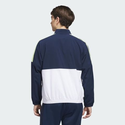 KG9102 Áo khoác gió Adidas White/Conavy