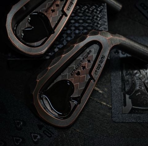 Đầu Gậy Iron Itobori Trump Cavity Black Copper