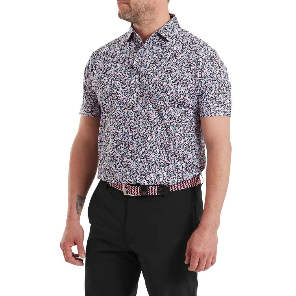 39451 Áo FJ Meadow Print Lisle