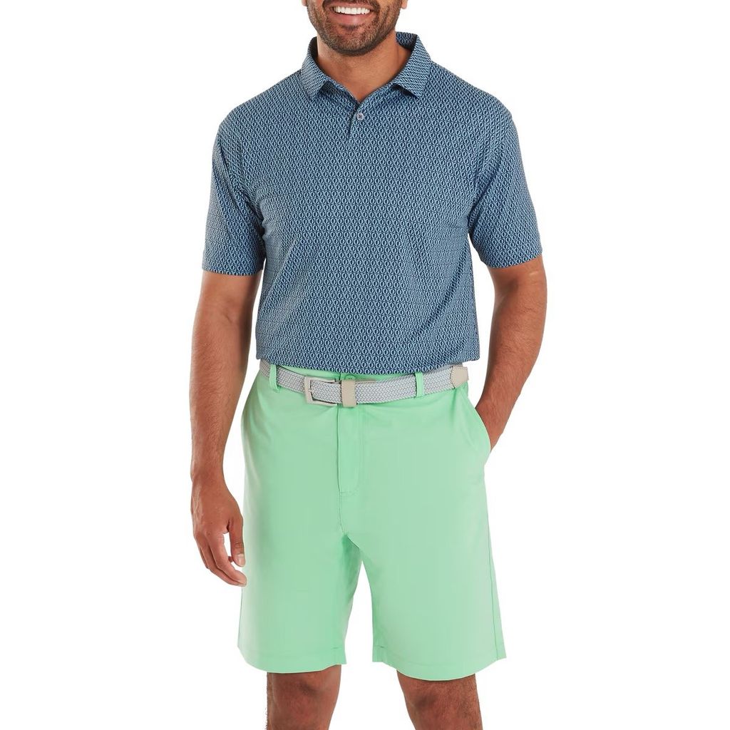 37447 Áo FJ Modernist Geo Pique