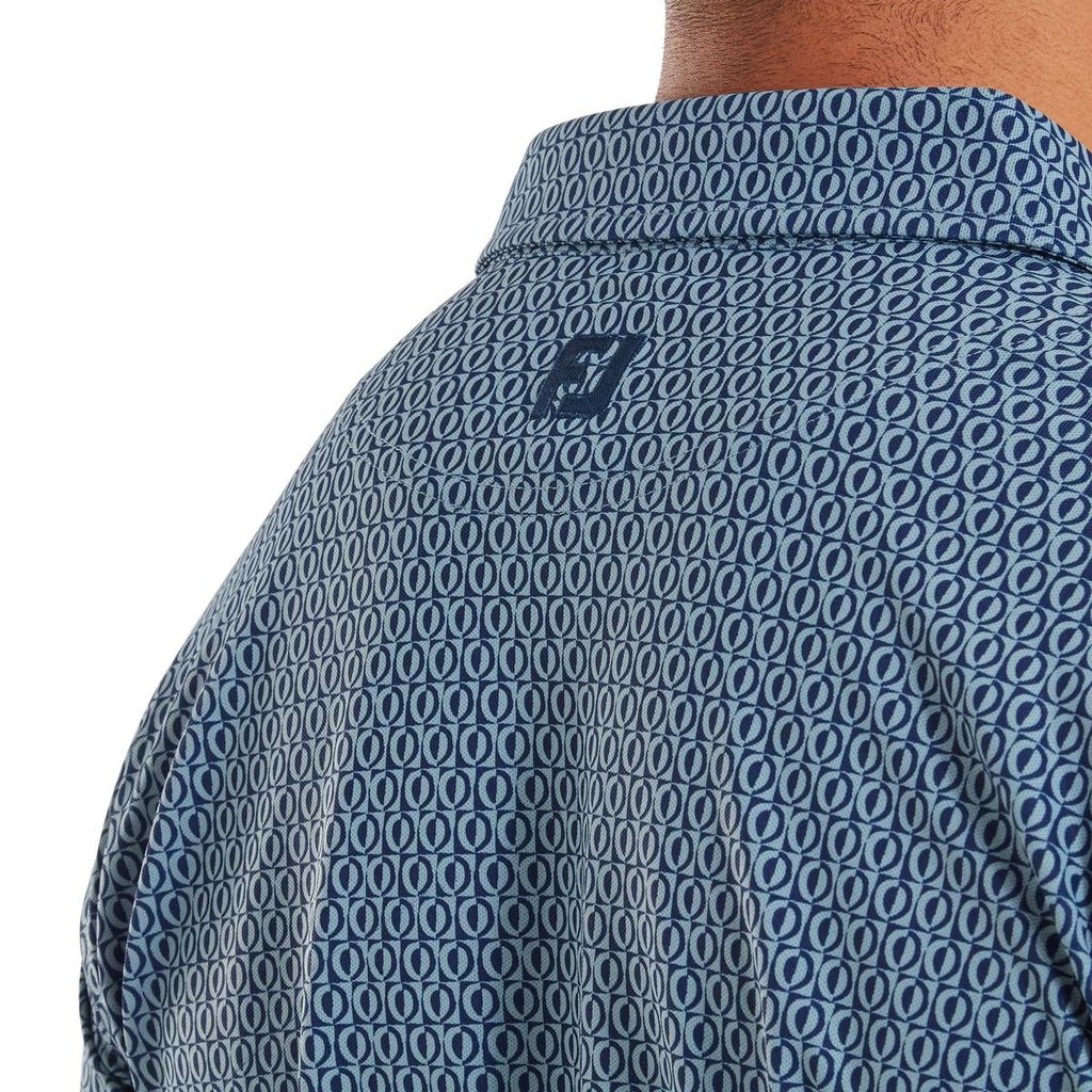 37447 Áo FJ Modernist Geo Pique