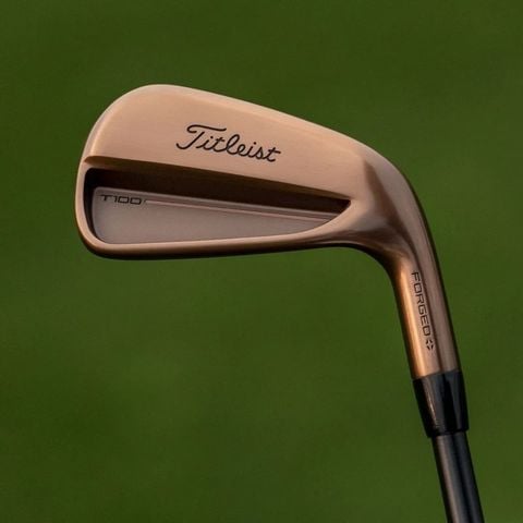 Bộ Irons Titleist T100 4G OC Steel Custom True Temper AMT Silver S 4P