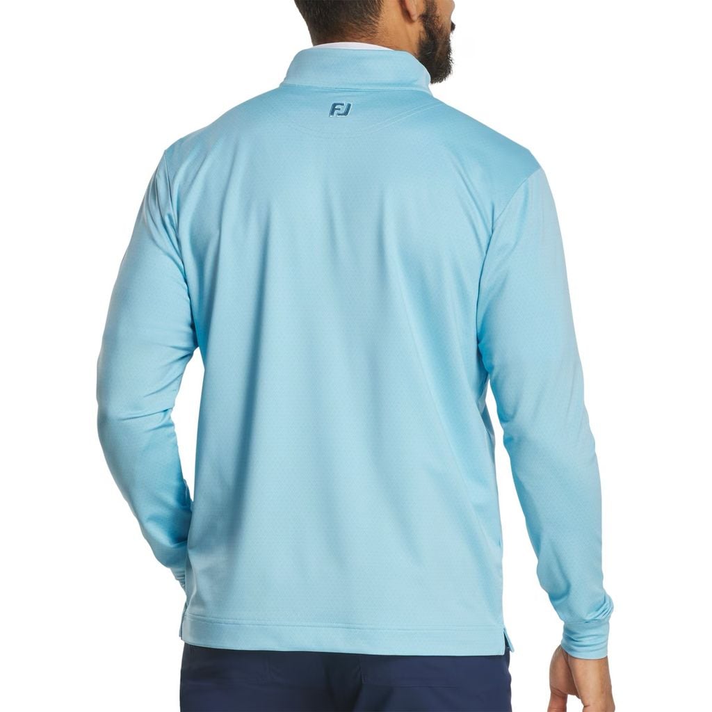 37491 Áo FJ Tonal Deco Diamond Quarter Zip Midlayer