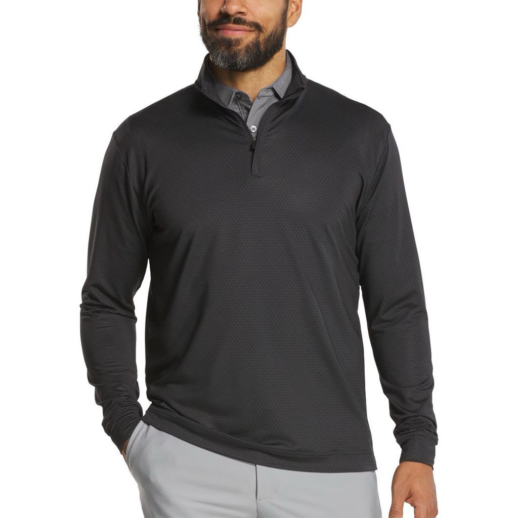 37493 Áo FJ Tonal Deco Diamond Quarter Zip Midlayer
