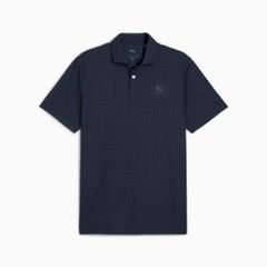 63302404 Áo Puma MATTR Houndstooth Polo - LC Deep Nvy