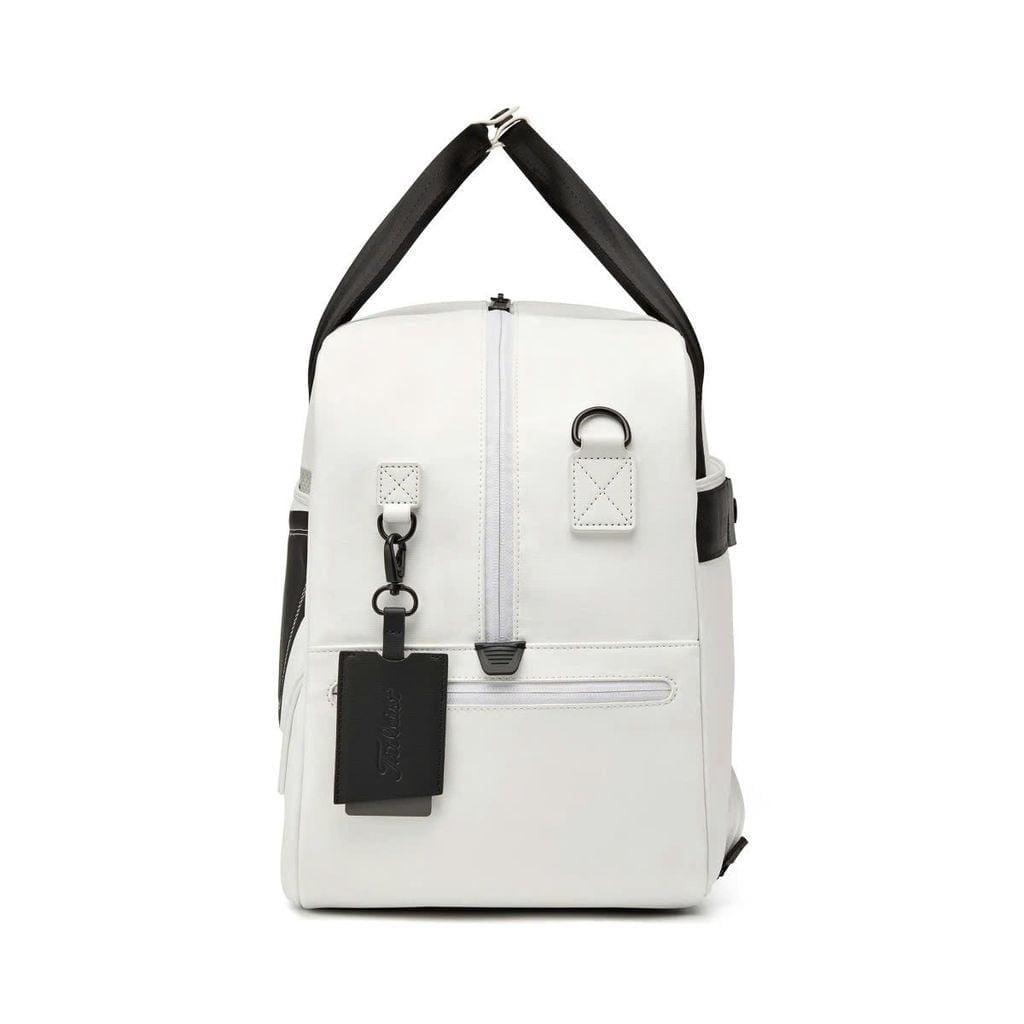 TA25PFBB-10 Túi xách tay TT PERFORMANCE BOSTON BAG WHT/BLK