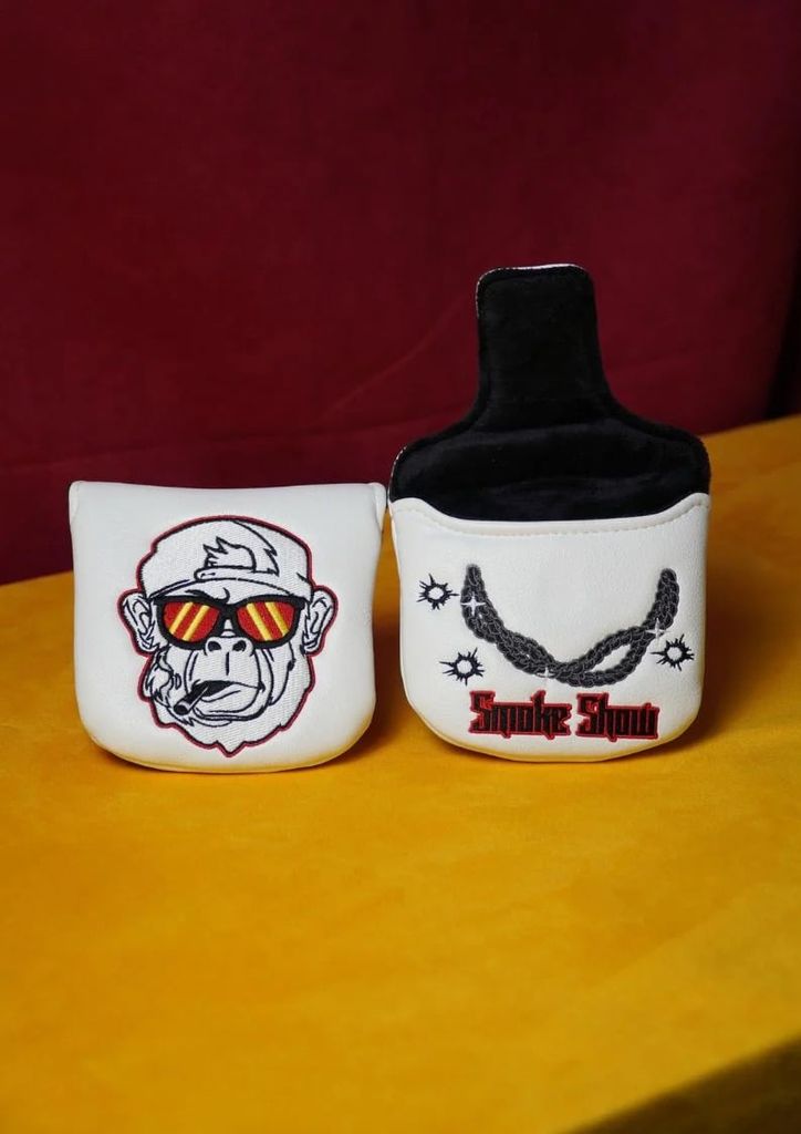 Cover Putter Skins Golf Mallet Smoke Show White