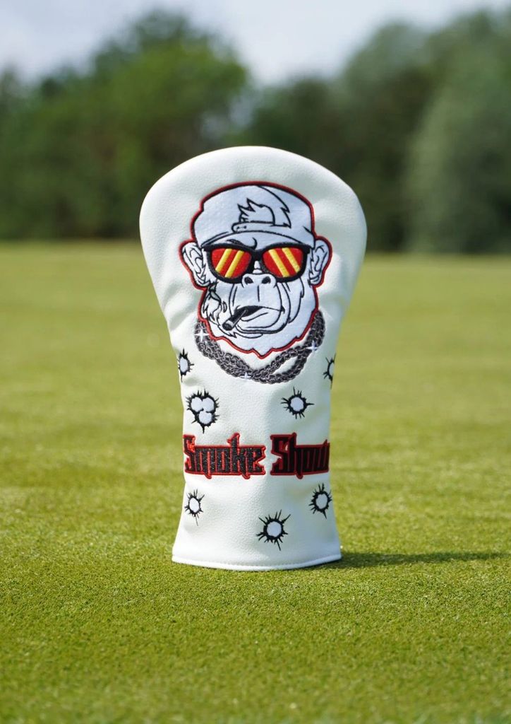 Cover Driver Skins Golf Smoke Show White