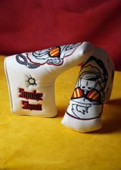 Cover Putter Skins Golf Blade Smoke Show White