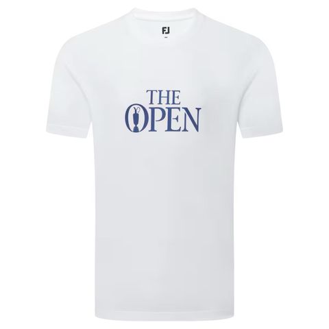 43043 Áo FJ 26 OPEN CLUBHOUSE TEE WHITE