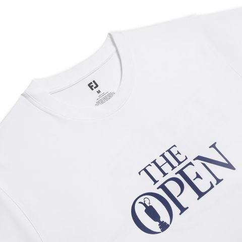 43043 Áo FJ 26 OPEN CLUBHOUSE TEE WHITE