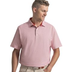39456 Áo FJ Scallop Geo Pique Self Collar