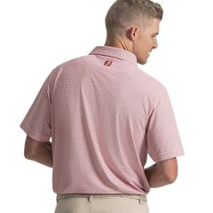 39456 Áo FJ Scallop Geo Pique Self Collar