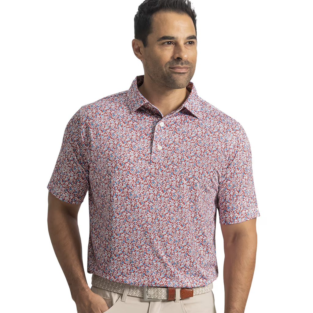 39449 Áo FJ Meadow Print Lisle