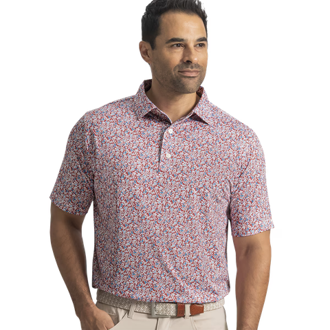 39449 Áo FJ Meadow Print Lisle