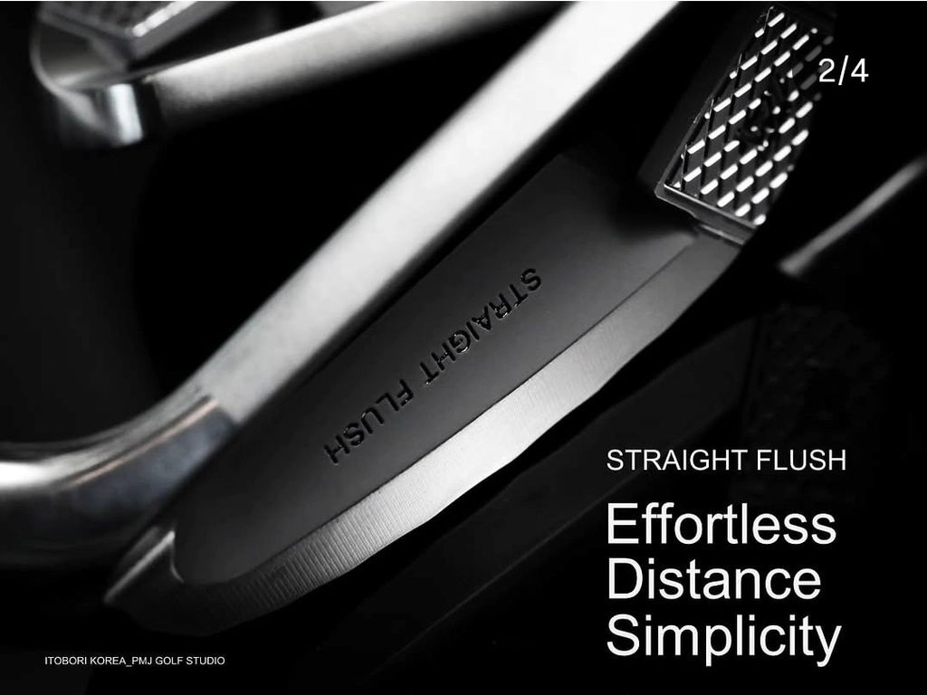 Đầu gậy Iron Itobori Straight Flush Pocket Cavity Chrome Satin