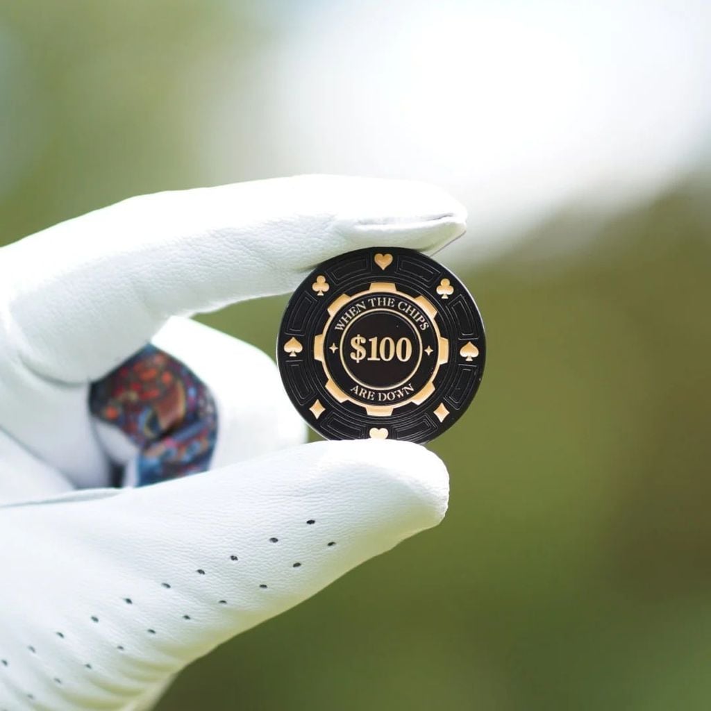 Đánh dấu bóng Skins Golf Poker Chip