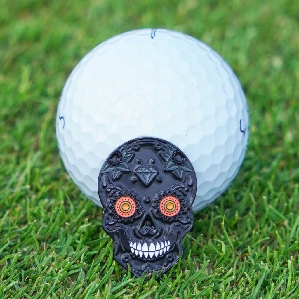 Đánh dấu bóng Skins Golf Dia de los Muertos Black
