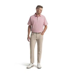 39456 Áo FJ Scallop Geo Pique Self Collar