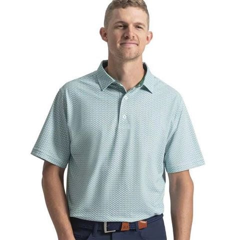 39459 Áo FJ Scallop Geo Pique Self Collar