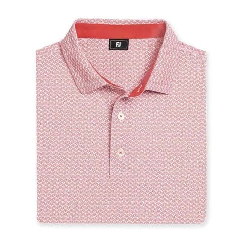 39456 Áo FJ Scallop Geo Pique Self Collar