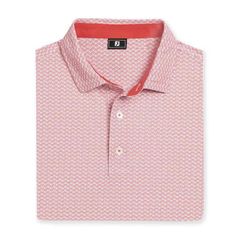 39456 Áo FJ Scallop Geo Pique Self Collar