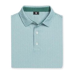 39459 Áo FJ Scallop Geo Pique Self Collar