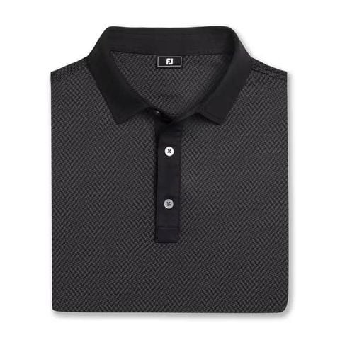 39478 Áo FJ Star Geo Pique Self Collar