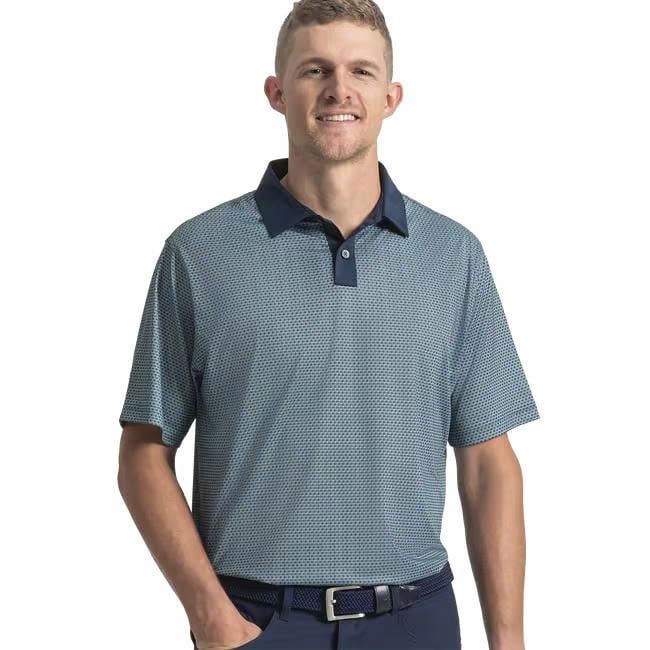 39487 Áo FJ Texture Check Lisle Self Collar