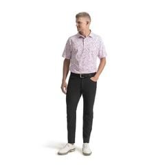 39489 Áo FJ WaterMÀU Floral Print Pique Self Collar